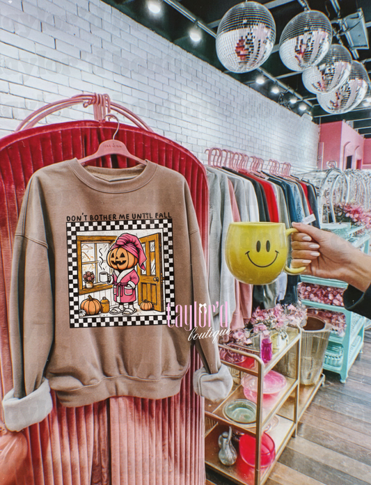 🎃☕️ Don’t Bother Me Until Fall Tee/ Crew