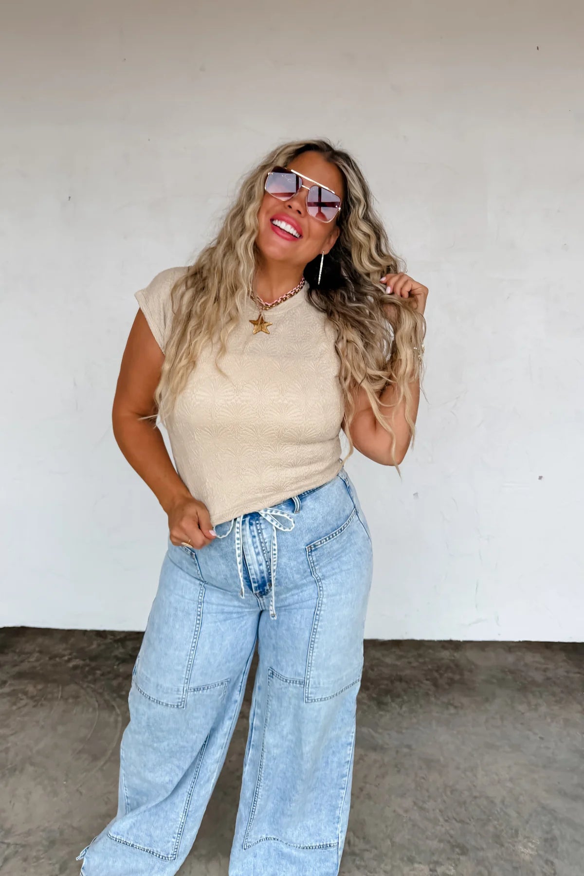 *LIMITED QUANTITIES* PREORDER Harley Cap Sleeve Basic Top