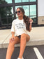One Thing About Me Graphic Tee on Ivory *final sale*