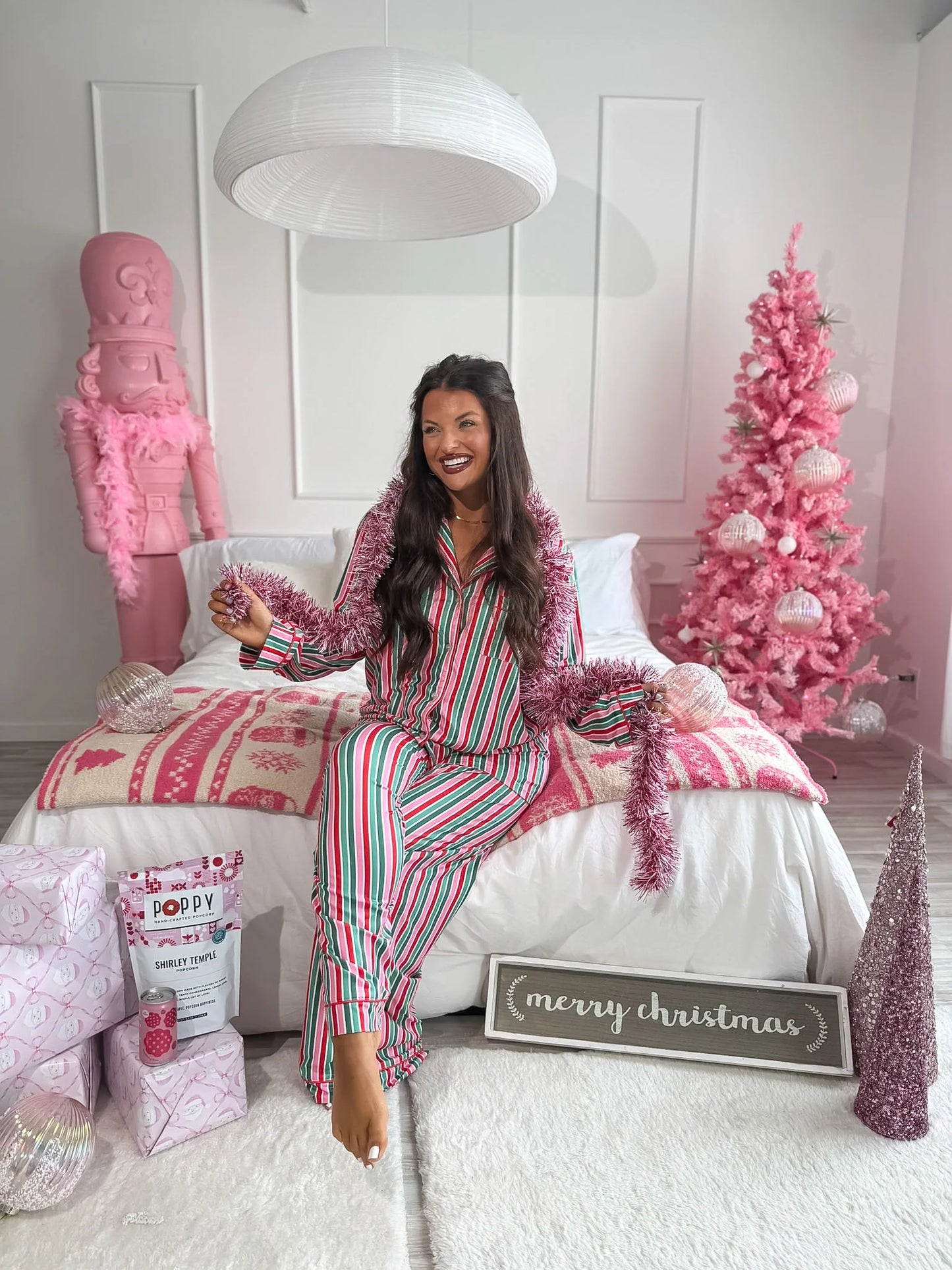 PREORDER Birdie Sleepy Chic PJ Set in Everberry Lane (Sold as Set)