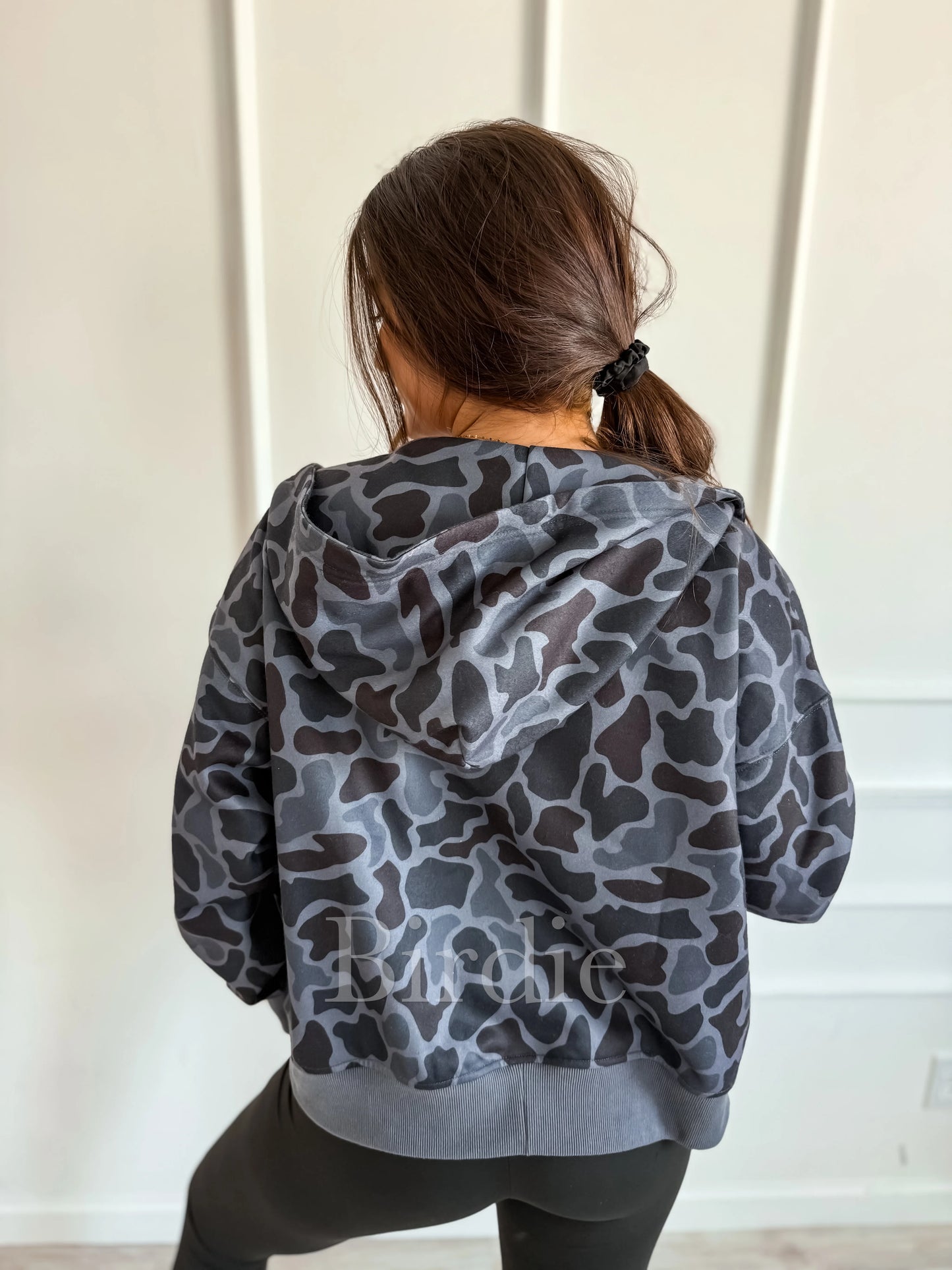 PREORDER Birdie Full Zip Jacket in Blackout Duck Camo
