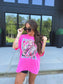 Jason Slushie Graphic Tee on Neon Pink *final sale*