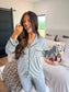Birdie LUXE Whisper Dream PJ Set in Heathered Whip (Sold as Set)
