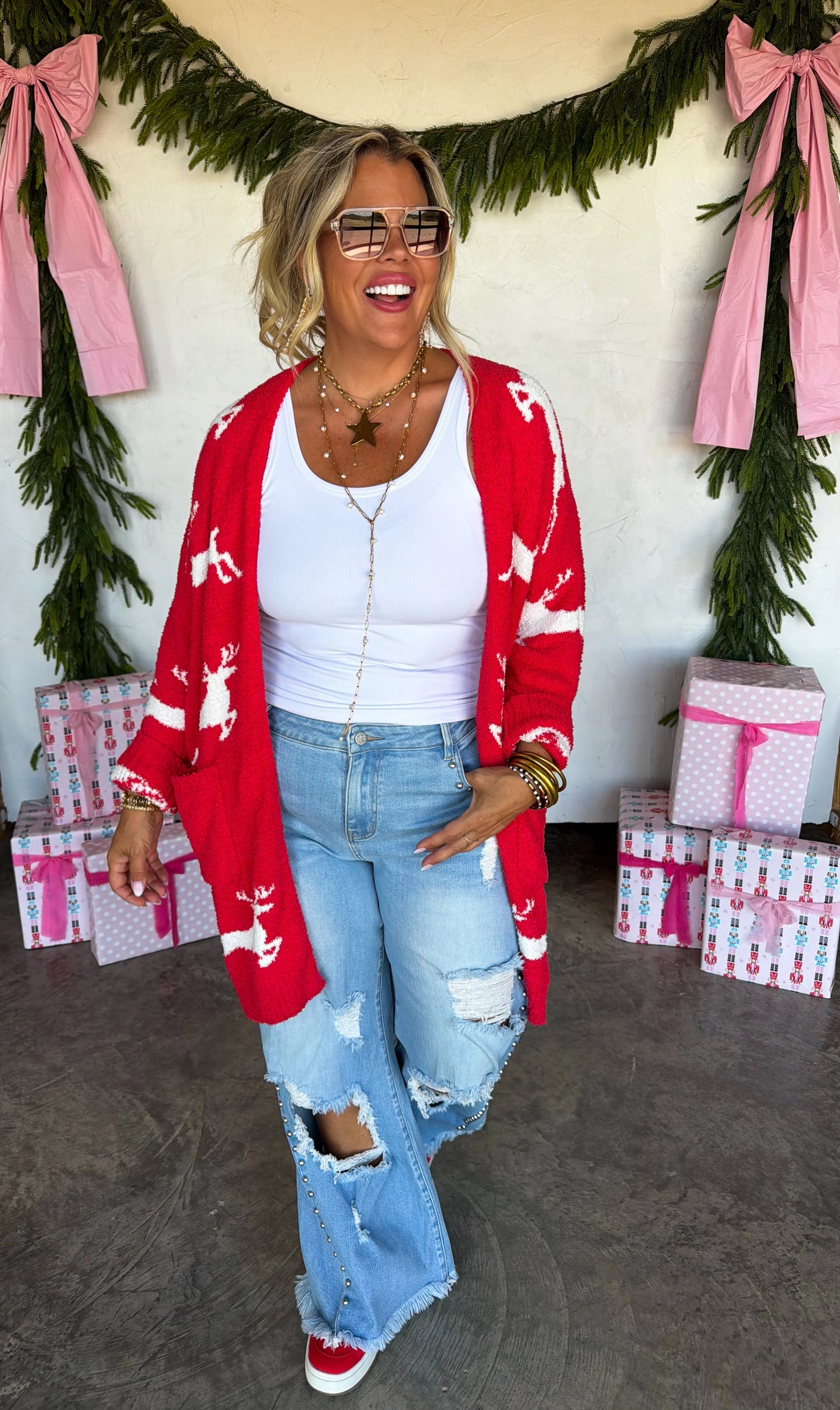 PREORDER Cozy Christmas Cloud Cardigan