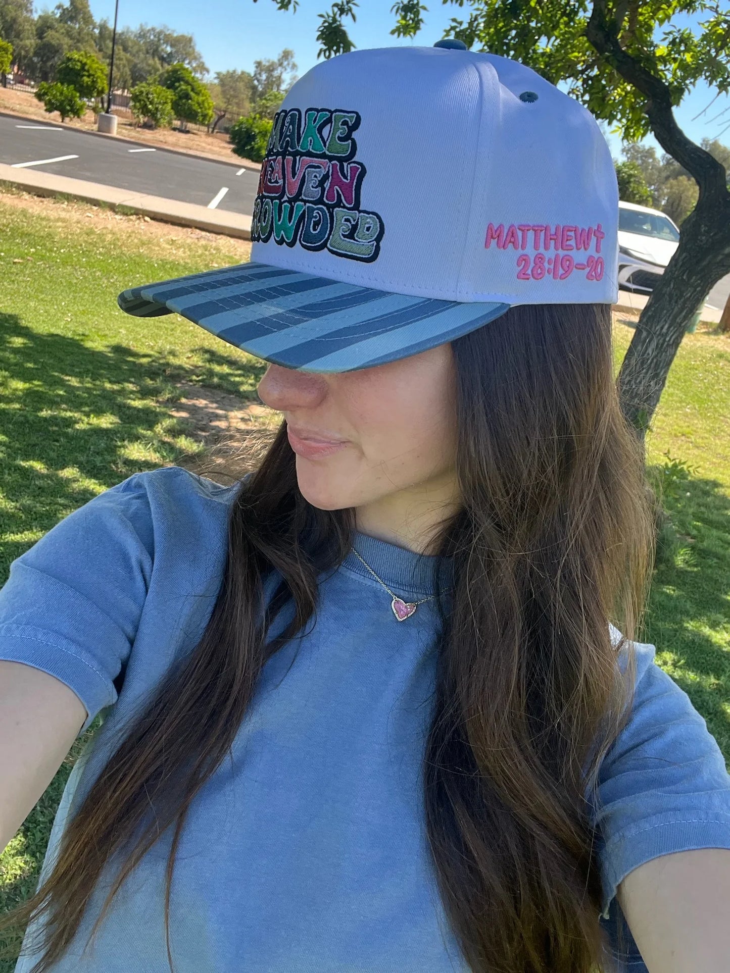 Make Heaven Crowded Trucker Hat