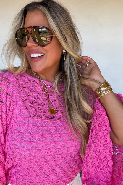 *LIMITED QUANTITIES* PREORDER Spring Free Spirit Bell Sleeve Top