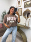 Mom Mode Graphic Tee on Espresso *final sale*