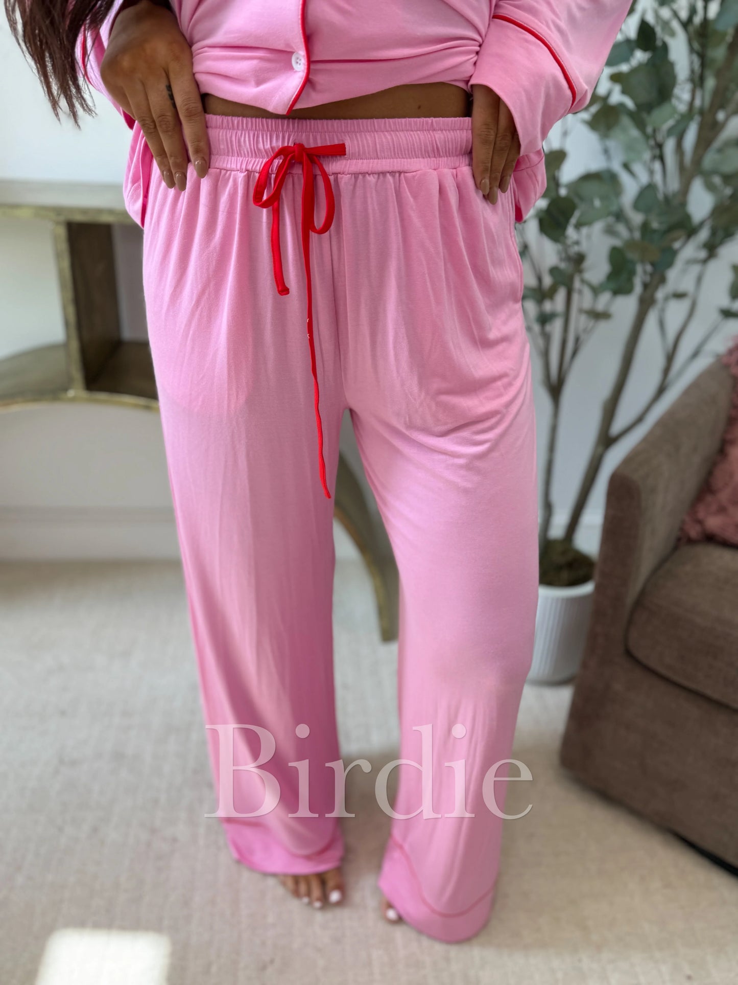 PREORDER Birdie Whisper Dream PJ Set in Pink Rose (Sold as Set)