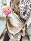 PREORDER Birdie Double Zipper Crossbody Bag in Moo’d Setter *final sale*