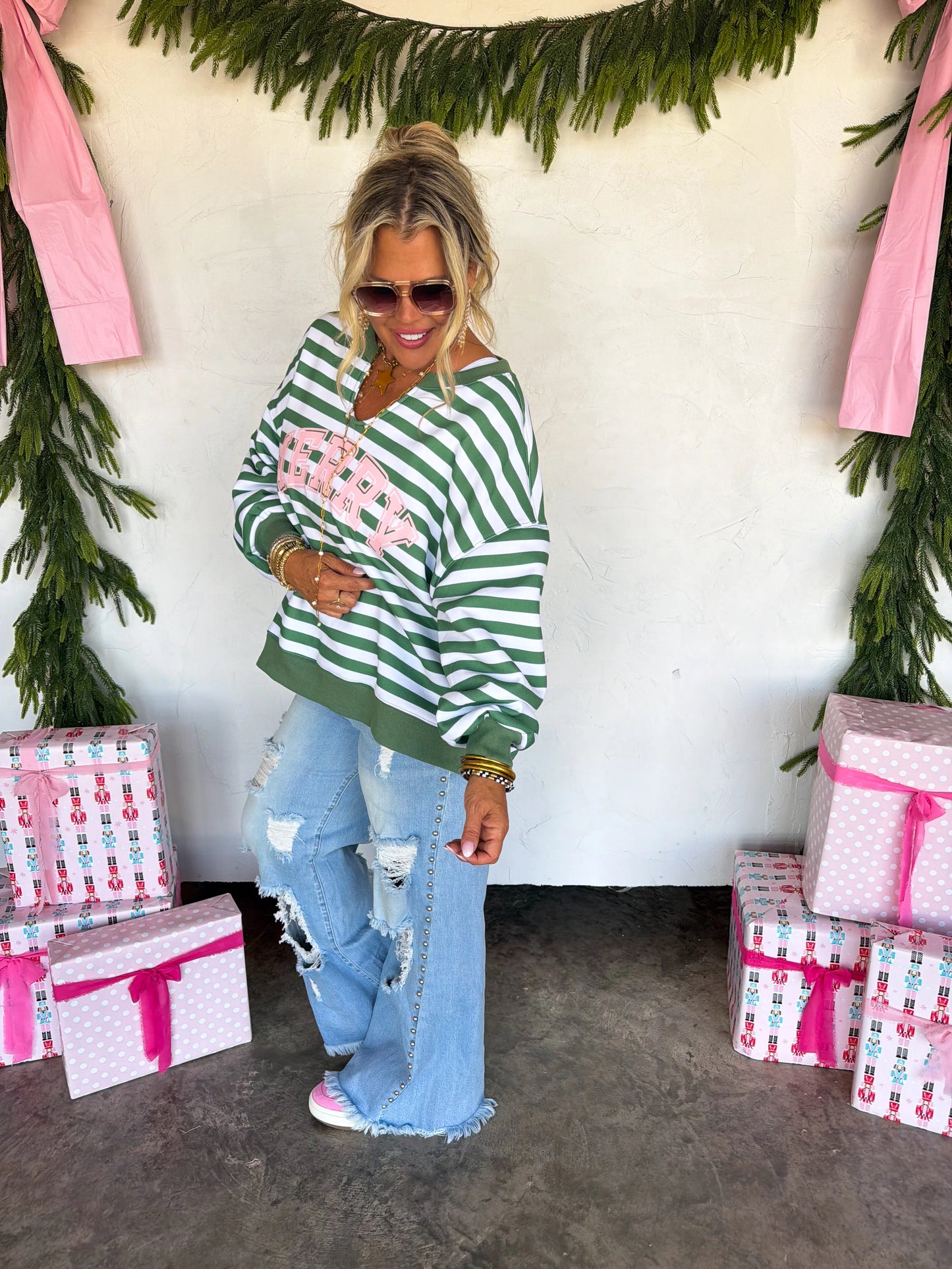 PREORDER Jolly & Merry Oversized Pullover