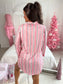 PREORDER Birdie Long Sleeve Sleep Dress in Sugar Plum Stripe