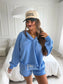 PREORDER Birdie Cozy Club Pullover in Blue Mist