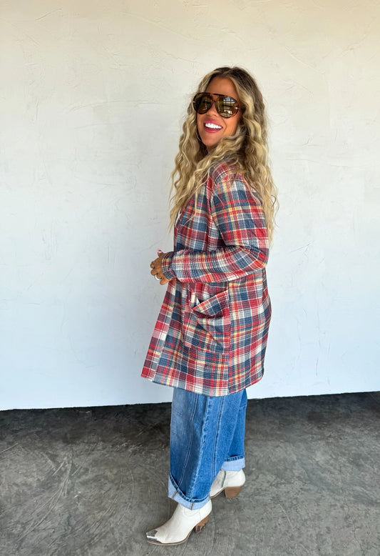 PRE-ORDER Plaid Lola Cardigans