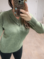 Mineral Wash V Neck Sweater