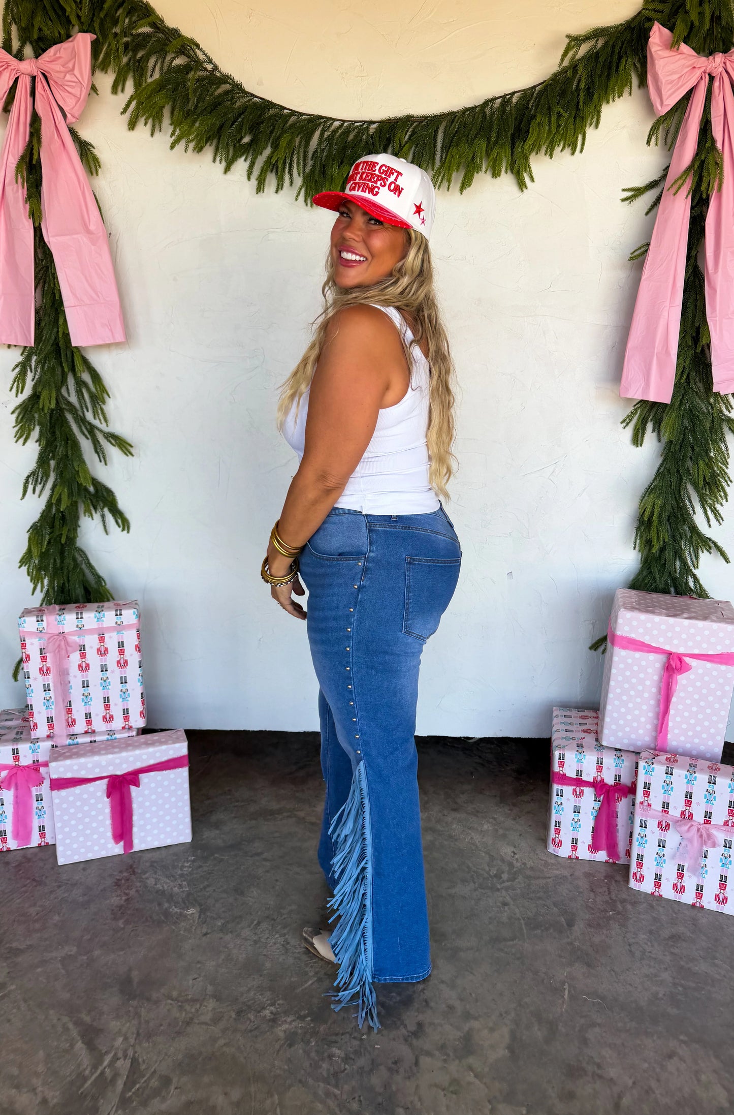 PREORDER On The Fringe Flare Jeans