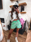 Birdie Boxer Shorts in Pink and Green Checker