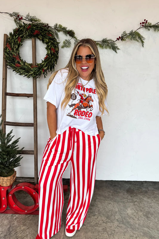 PRE-ORDER Christmas Vertical Stripe Pants