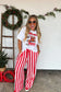 PRE-ORDER Christmas Vertical Stripe Pants