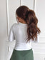 PREORDER Birdie AirSkin Long Sleeve Top in White