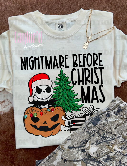 🎃🎄 Nightmare Before Christmas Tee/ Crew