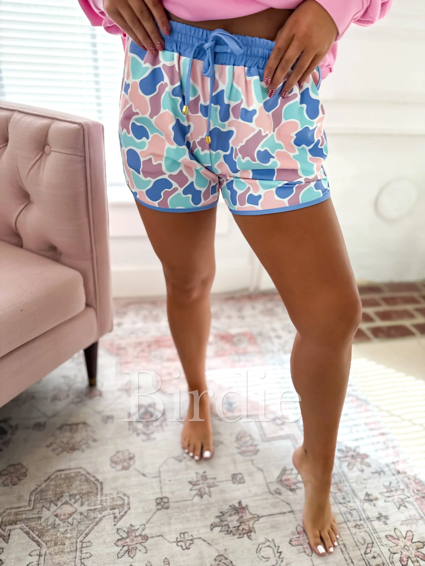 Birdie Spring Duck Camo Active Shorts