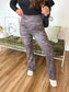 PREORDER Birdie Sculpt Yoga Flare in Smoked Oak Camo *final sale*