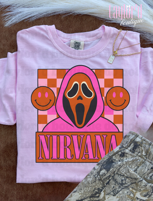 👻🧡 Punchy Ghost Band Tee/ Crew