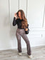 PREORDER Birdie Sculpt Yoga Flare in Smoked Oak Camo *final sale*