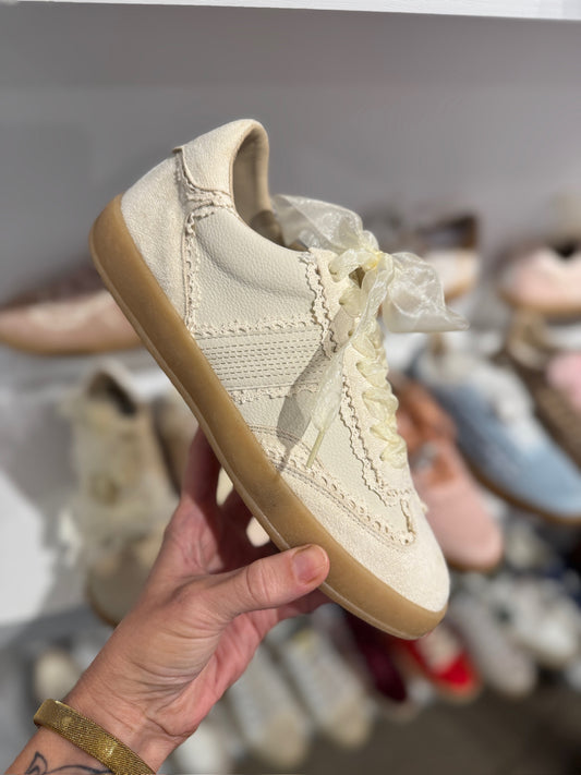 ✨ The Dixie Sneakers in Ivory (Pre-Order)