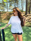 Birdie Oversized Tee in Bare Marsh Camo
