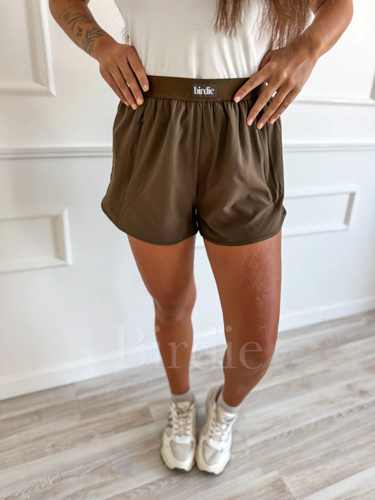 PREORDER Birdie Essential Performance Shorts 2.0 in Bronze Moss