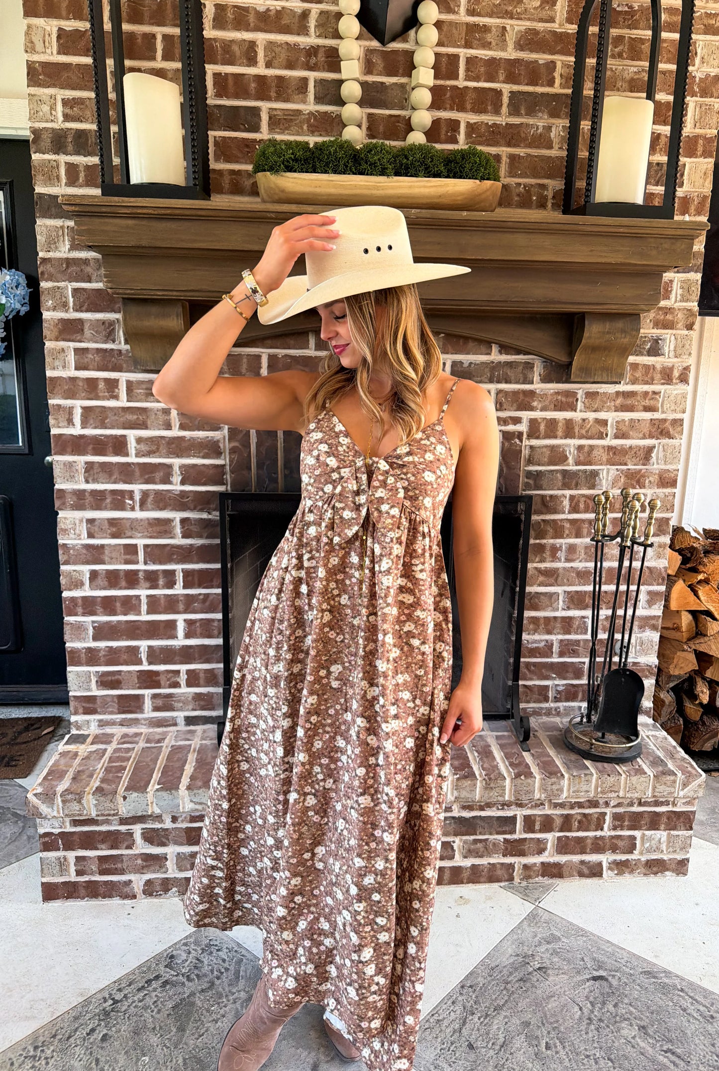 PREORDER Western Charm Maxi Dress