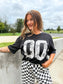 ★ PRE-ORDER Birdie 00 Athletic Oversized Jersey In Black & Red ★
