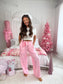 PREORDER Birdie Stretchy Lounge Pants 2.0 in Purrfectly Pink