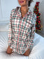 PREORDER Birdie Long Sleeve Sleep Dress in Plaid Tidings