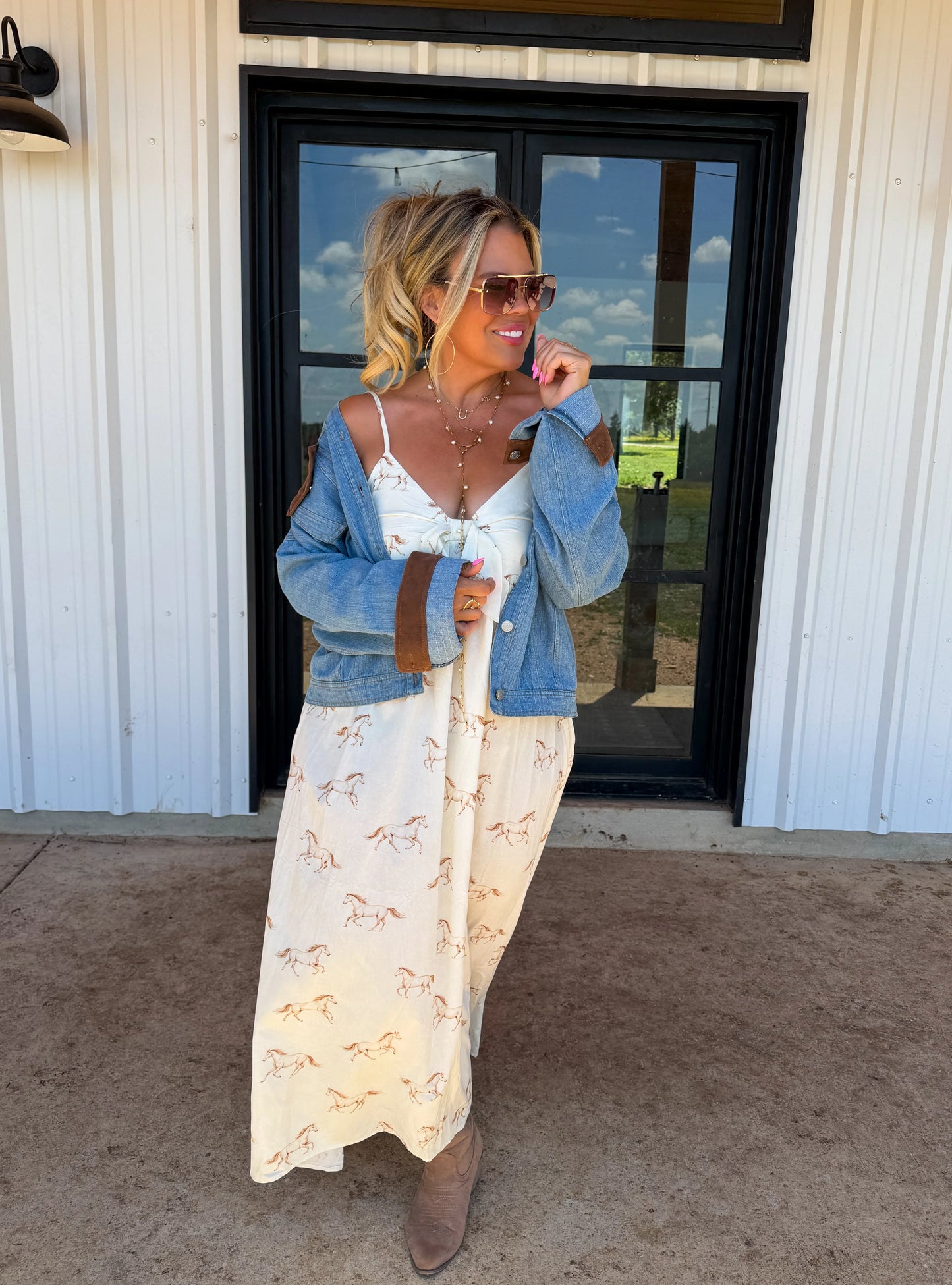 PREORDER Cowboy Romance Denim Jacket