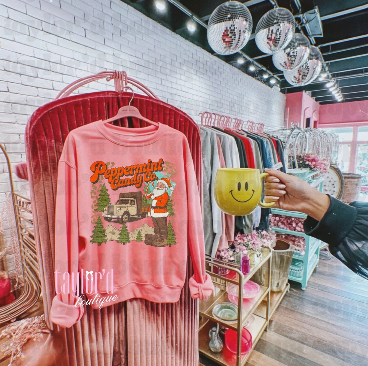 Peppermint Candy Co. Crew/ Tee