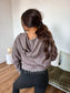PREORDER Birdie Summer Quarter Zip Pullover in Smoky Taupe