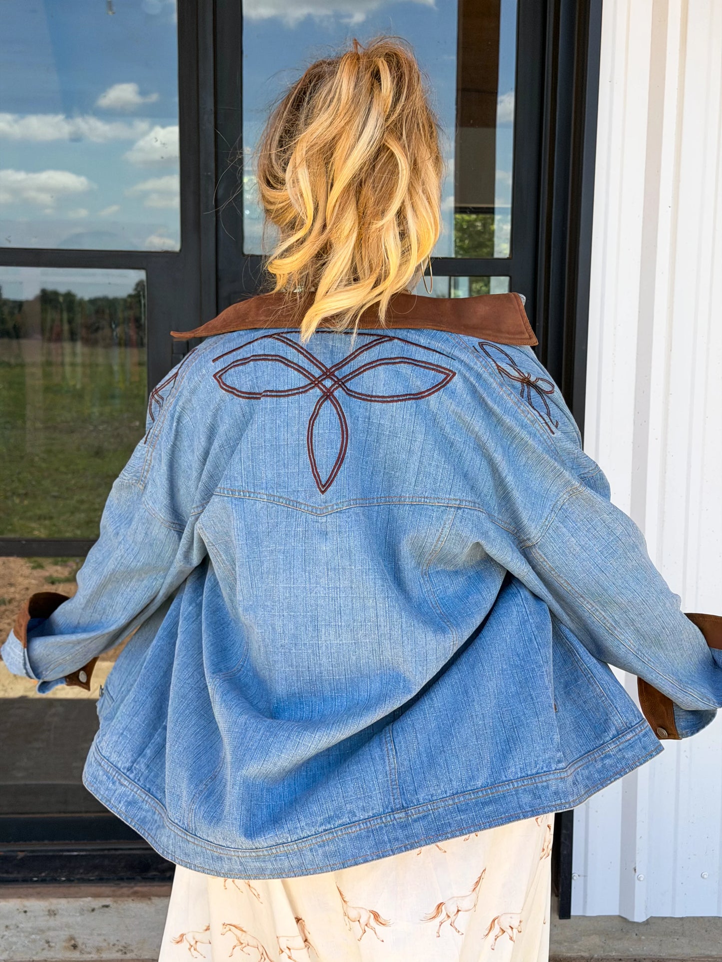 PREORDER Cowboy Romance Denim Jacket