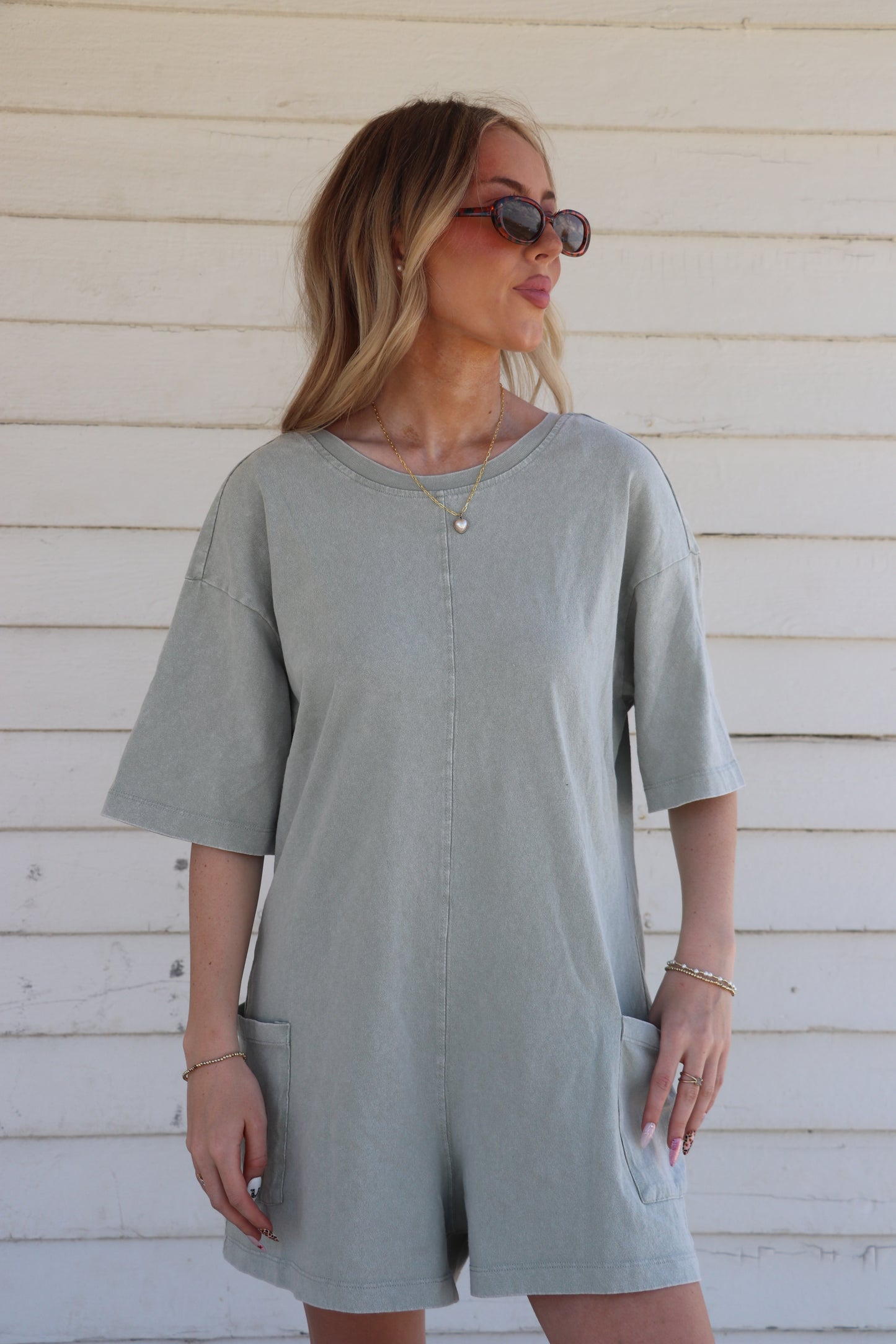 Wanderlust Mineral Wash Romper