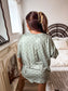 PREORDER Birdie Tee Boxer Set in Pistachio Dot (Sold as Set)