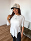 PREORDER Birdie Twist & Go Lounge Tee in Whipped Sugar