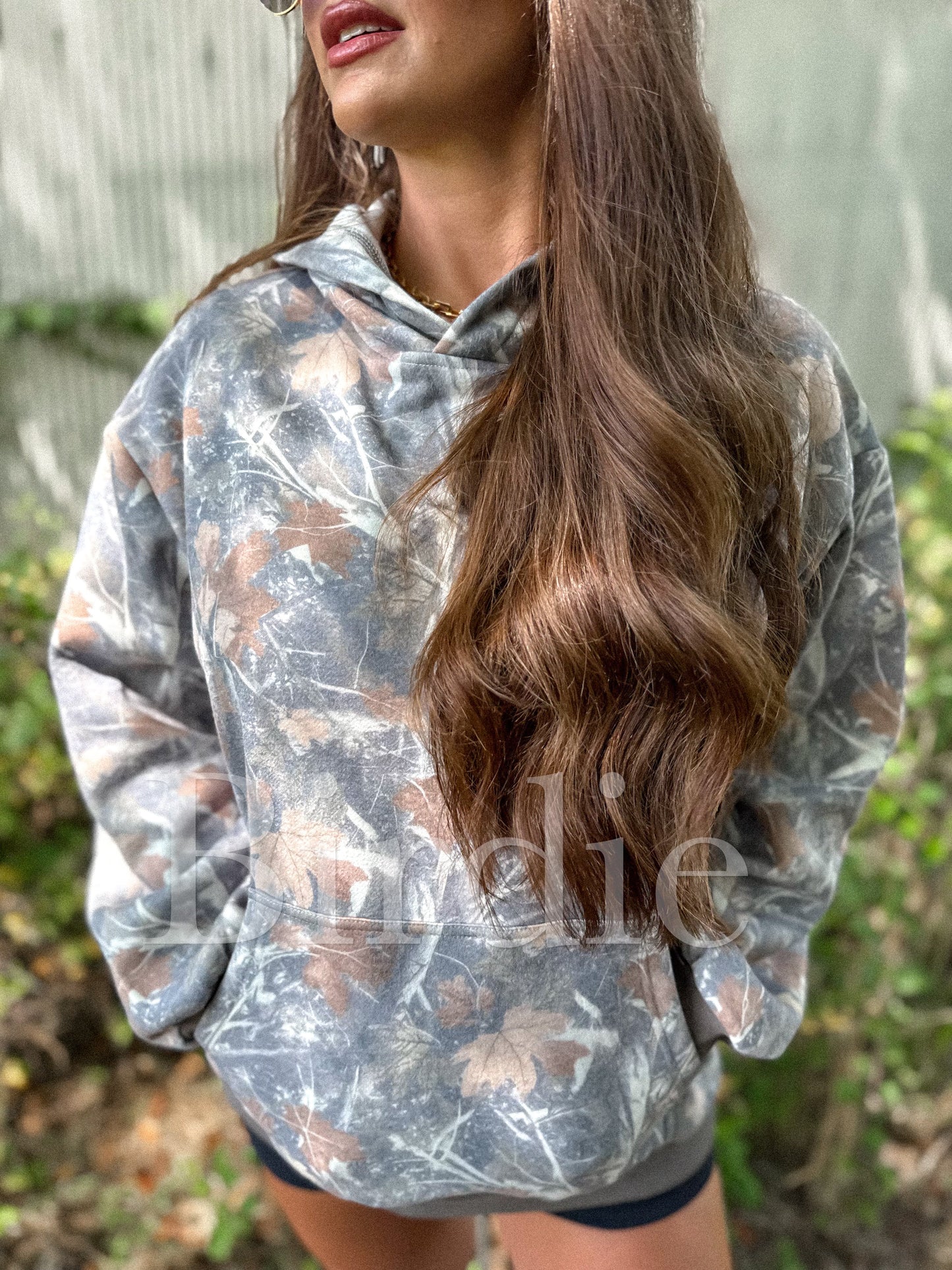 PREORDER Birdie Hoodie in Timber Haze Camo