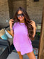 PREORDER Birdie Tee Boxer Set in Orchid Bloom (Sold as Set)