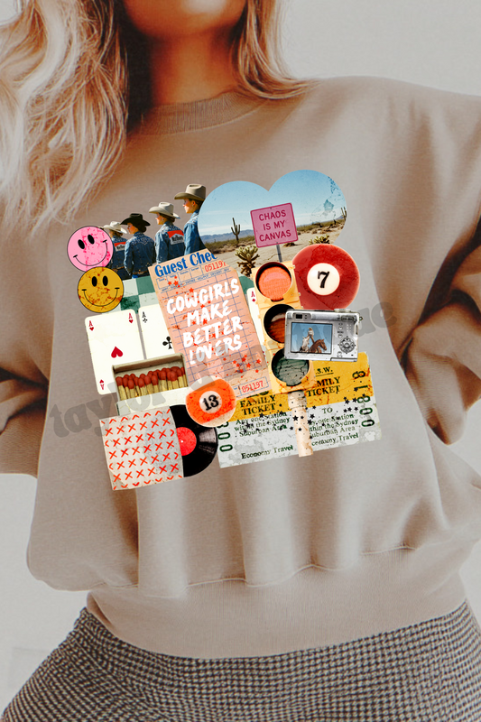 🧡🎟️ Cowgirls Make Better Lovers Crew/Tee