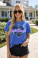 Mother Knows Best Graphic Tee on Flo Blue