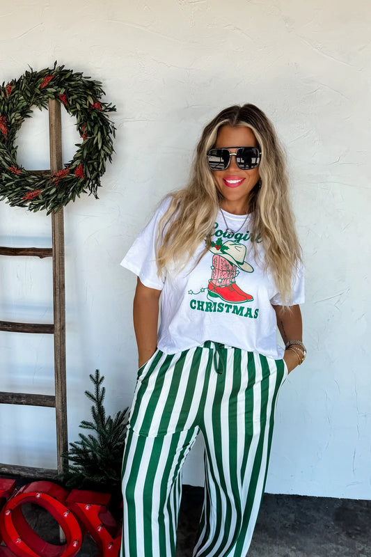 PRE-ORDER Christmas Vertical Stripe Pants