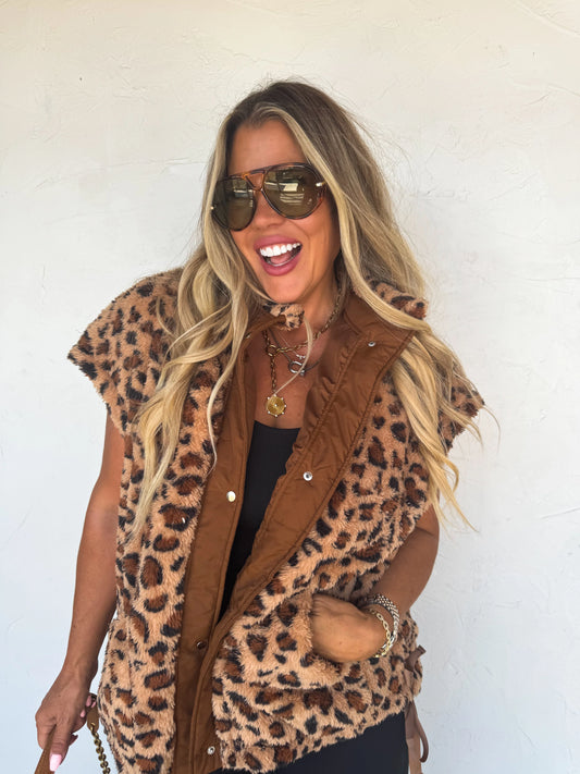 PRE-ORDER Linden Sherpa Vest Jacket