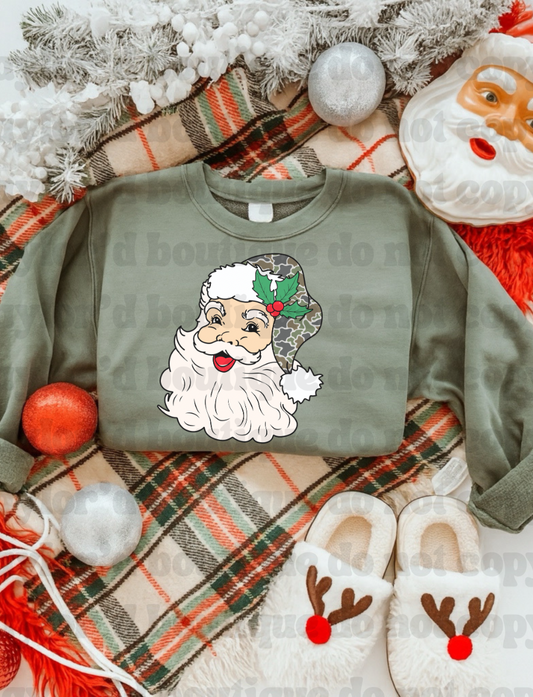 Santa Duck Camo Hat Crew/ Tee