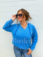 PRE-ORDER Birdie Split Neck Rounded Hem Ash Wash Pullovers